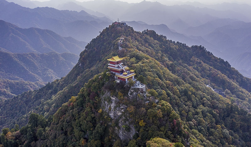 秦嶺南五臺。白浩攝